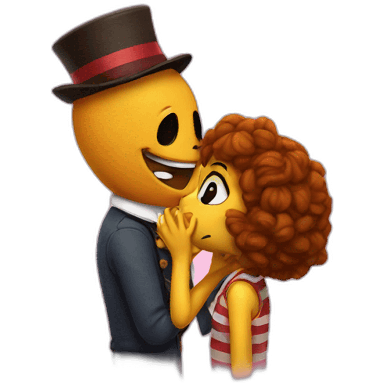 freddy kissing chica emoji