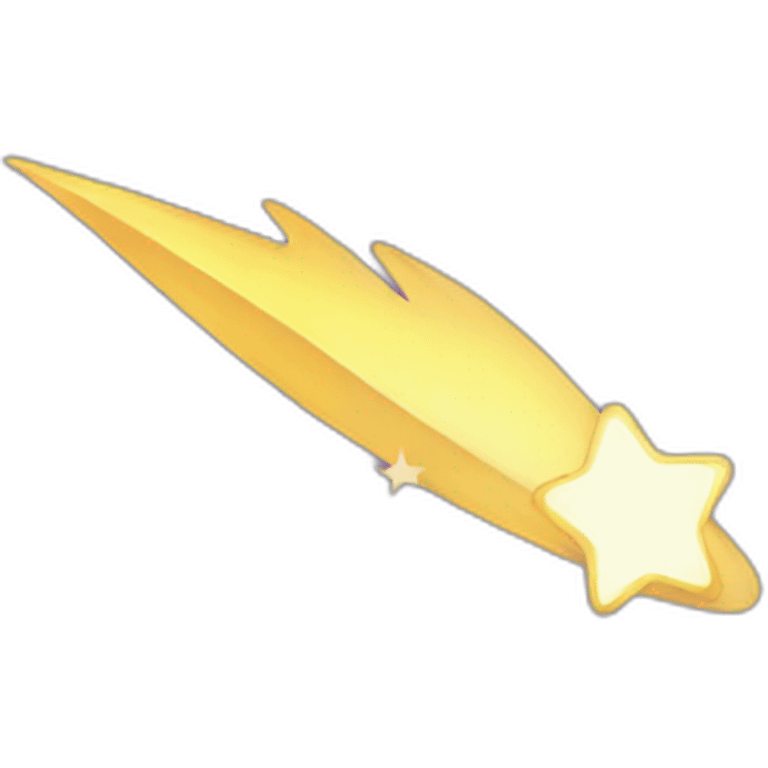 Shooting star emoji