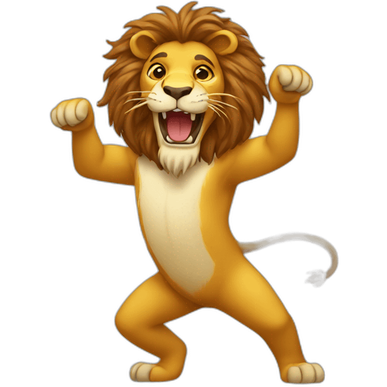 dancing lion emoji