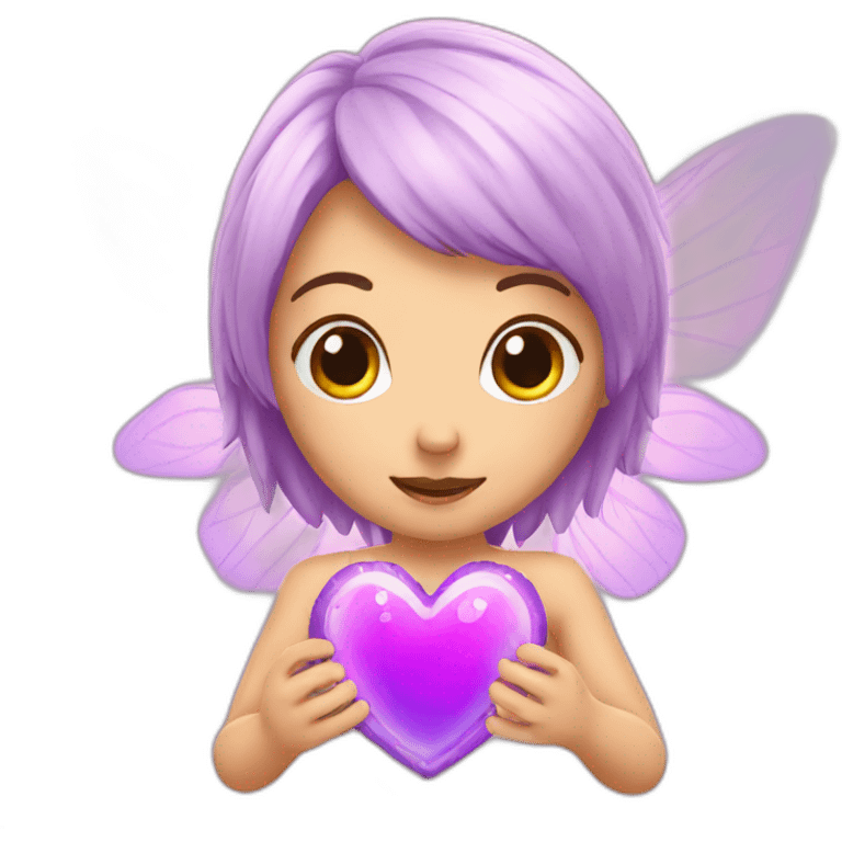 Fairy heart emoji