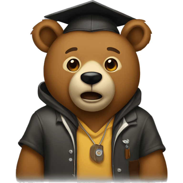 College dropout bear emoji