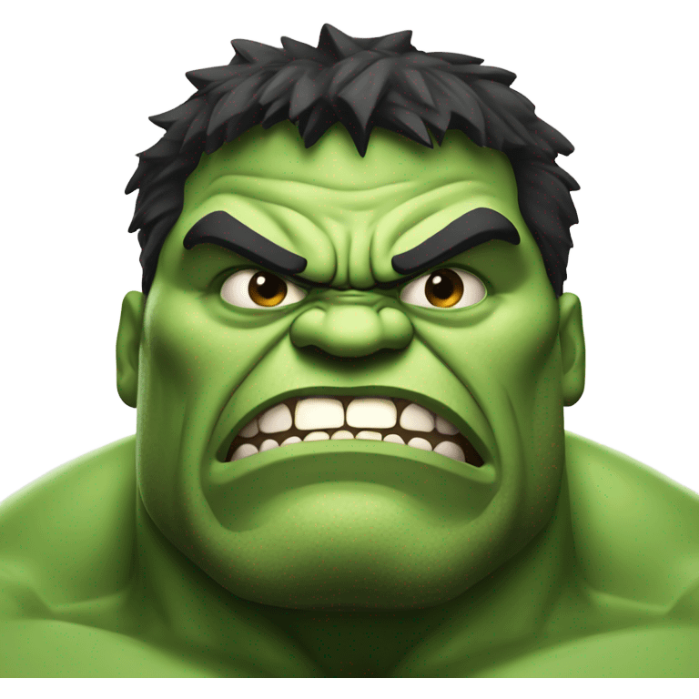 Fat Hulk Angry emoji