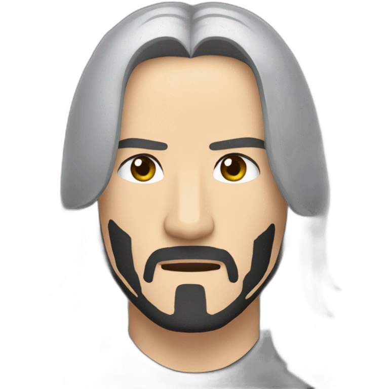 John Wick is cute with love emogy emoji