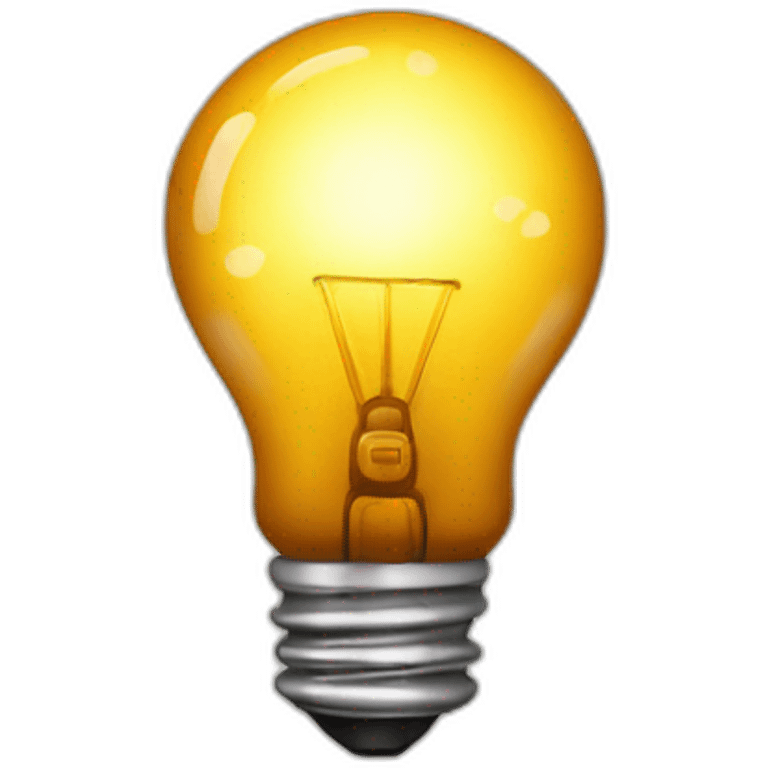 light bulb icon, with coffee splashes around emoji