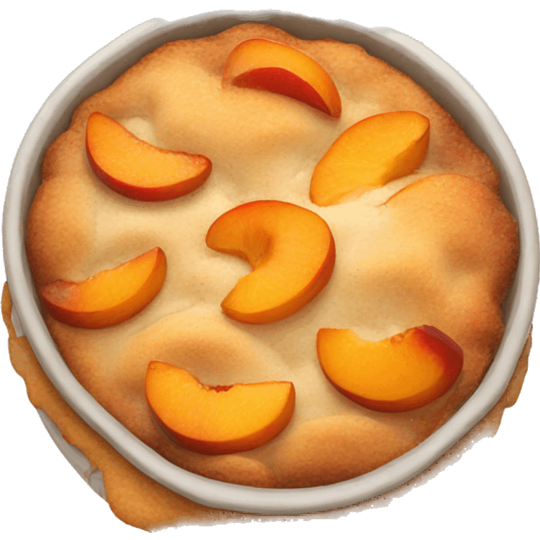 Peach cobbler  emoji