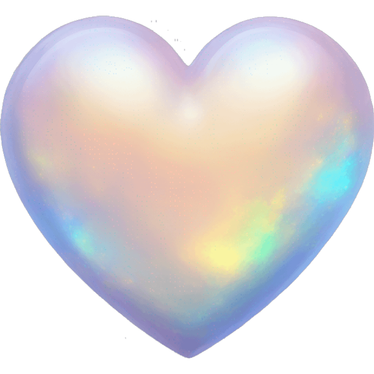 opal heart emoji