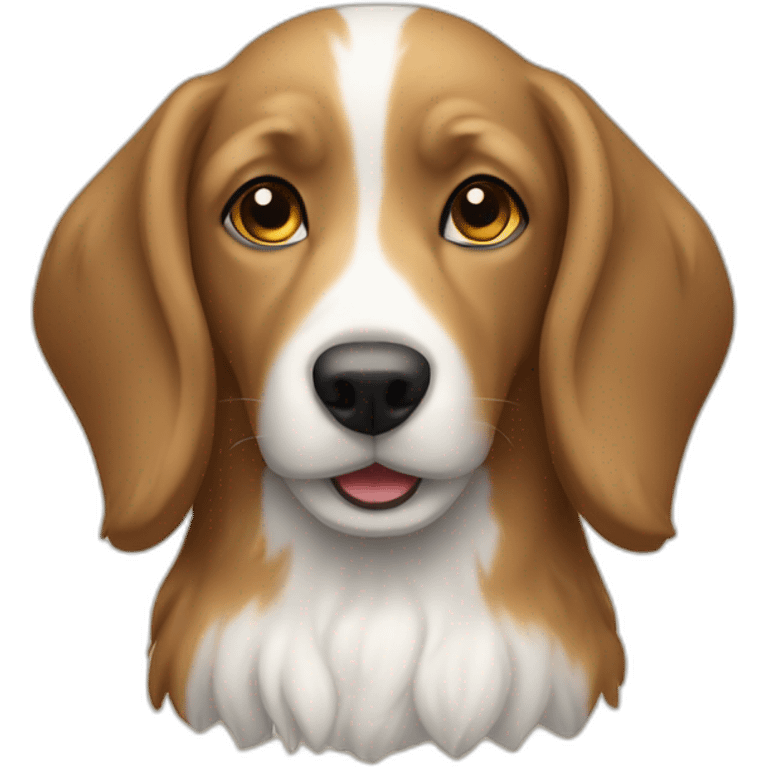 chien sur lapin emoji