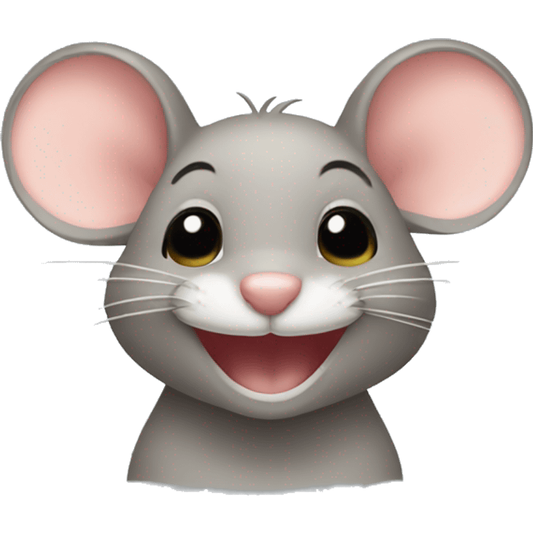 Mouse smiles  emoji