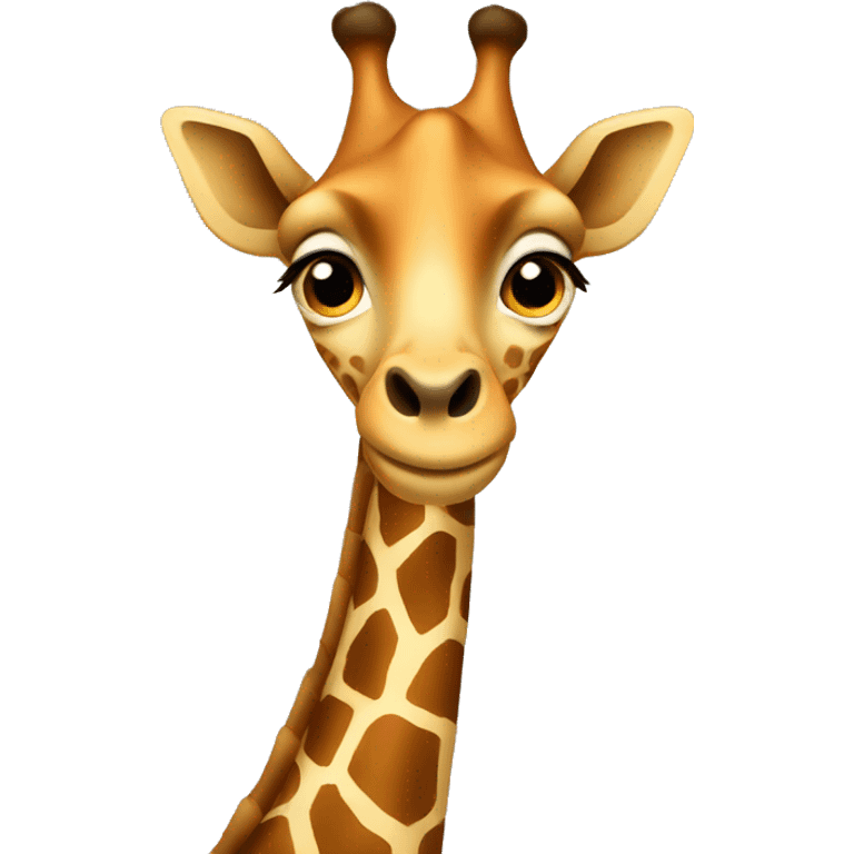 Girrafe with a short neck emoji