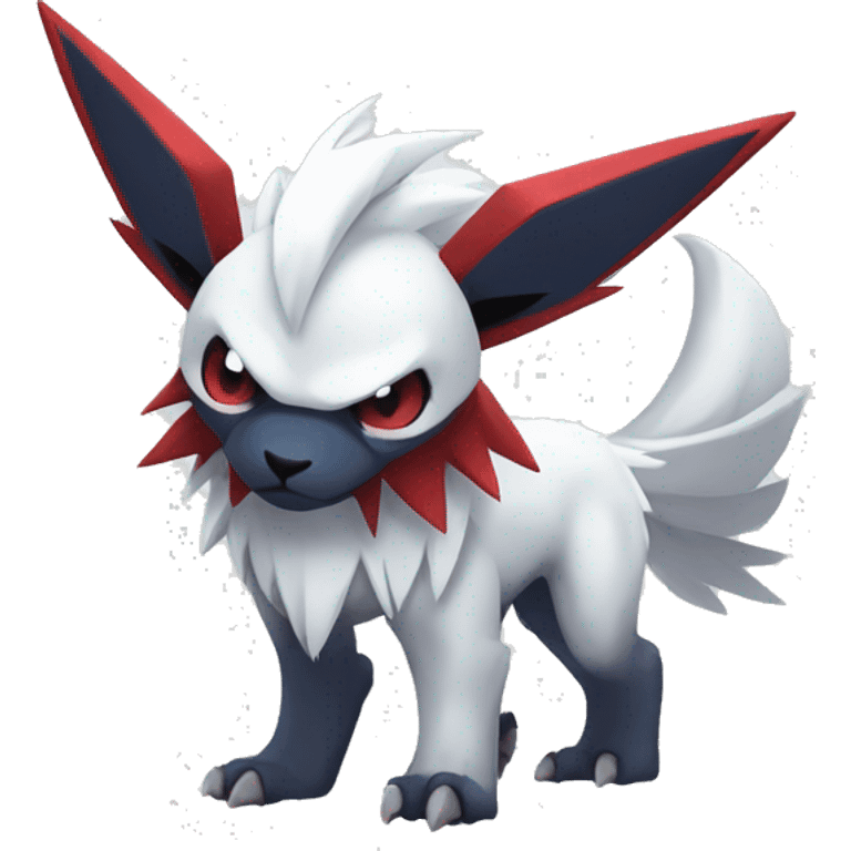 Cool Edgy Absol-Zangoose-Quilava, full body emoji