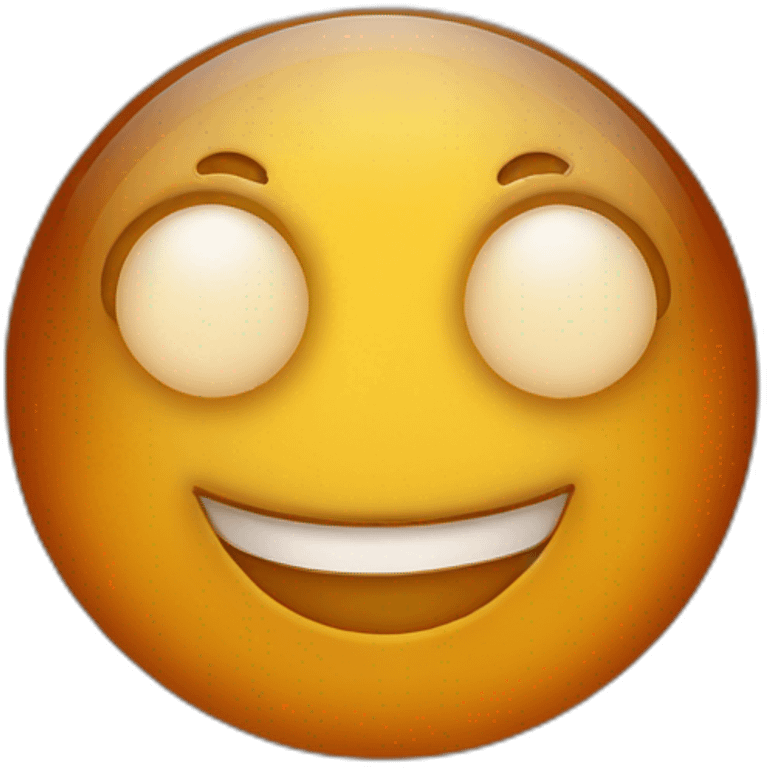 Amber stone Smiling Face With Heart-Shaped Eyes emoji