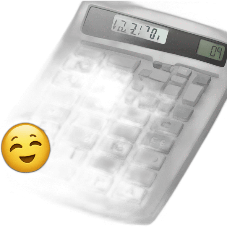 calculator and sheet emoji