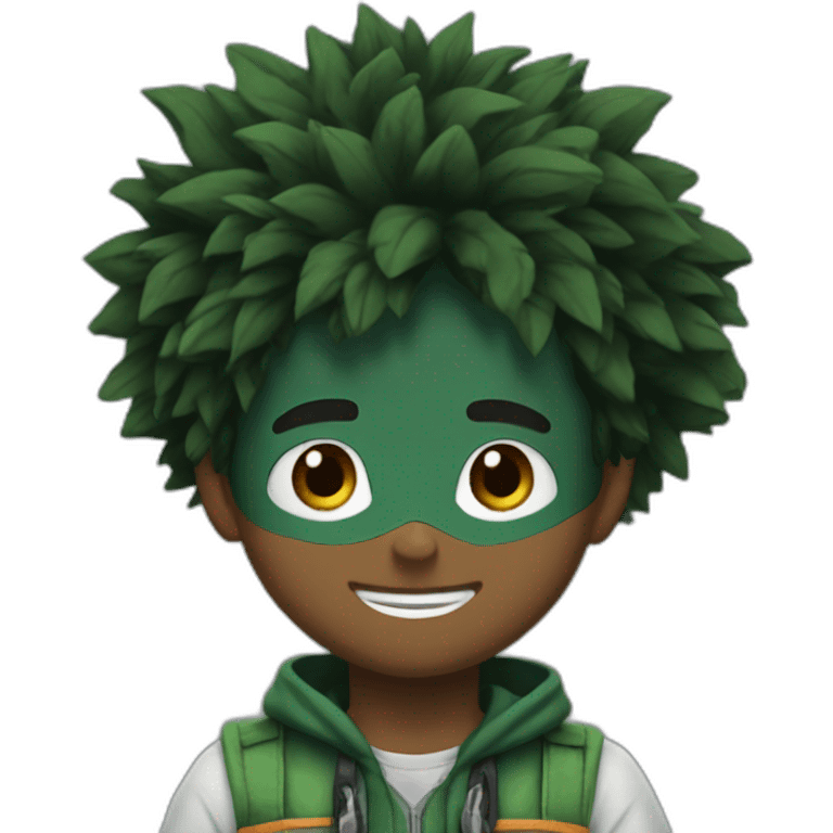 100 percent Deku emoji