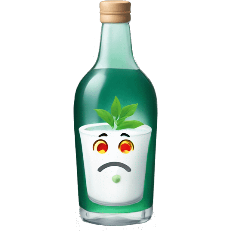 soju with clear shot glass emoji