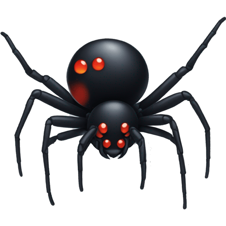 Black widow spider emoji