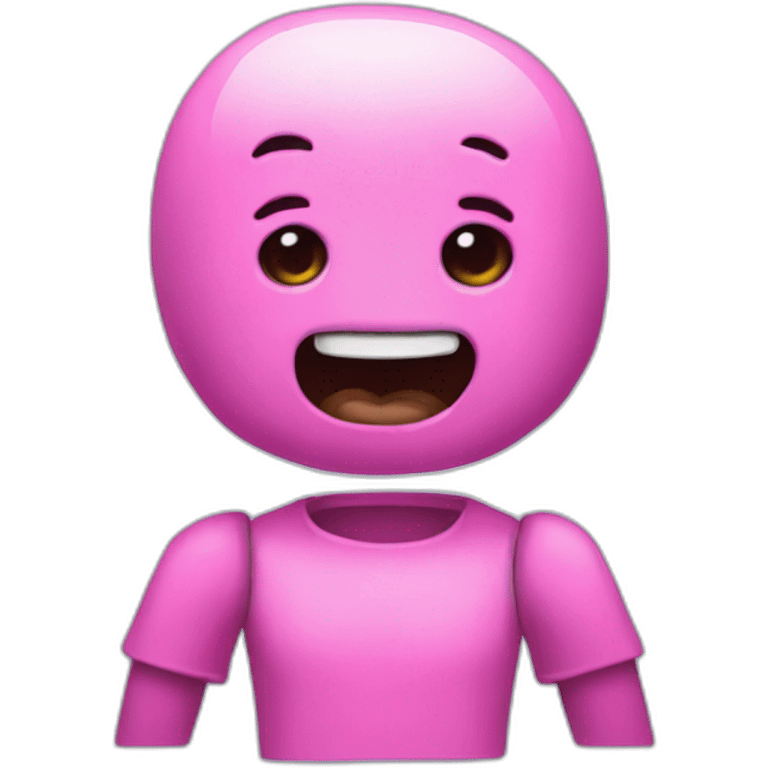 pink animatronic sticker emoji