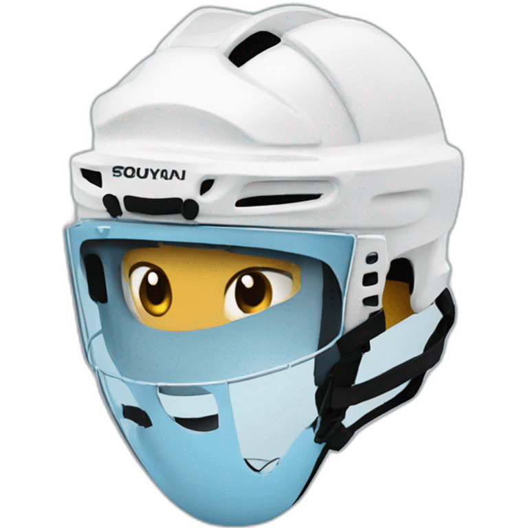 Ice hockey horse emoji