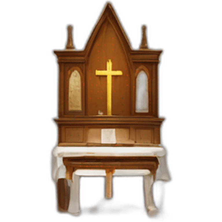 Church altar emoji