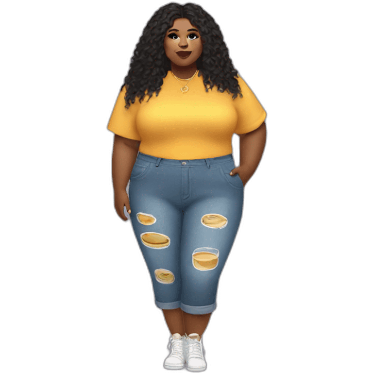 Lizzo full body emoji