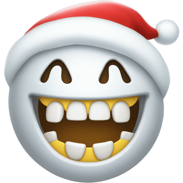 merry christmas teeth emoji