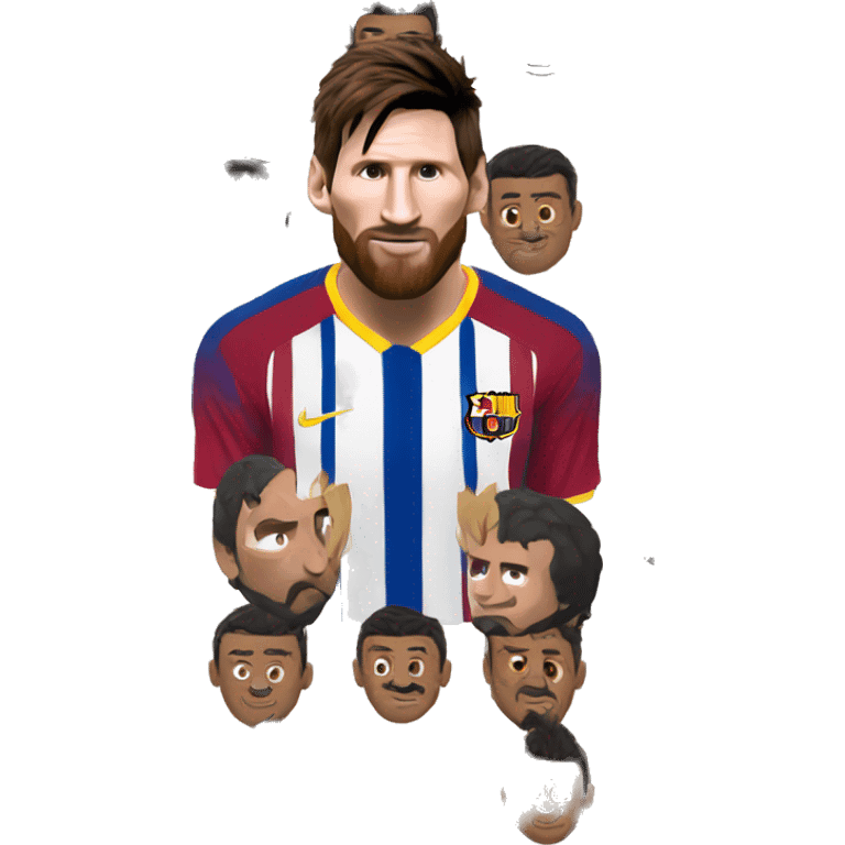 lionel Messi x goat combination  emoji