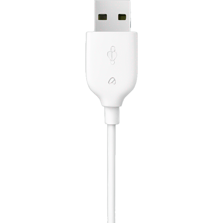 White usb cable emoji