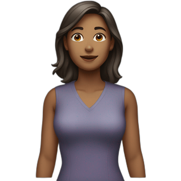 Woman standing emoji