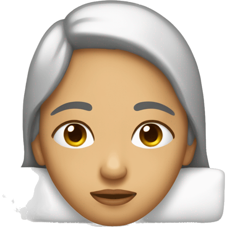 mujer dormida  emoji