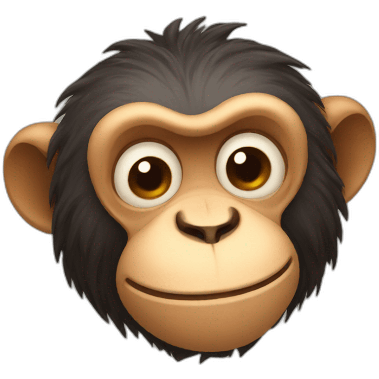 Sleepy monkey emoji