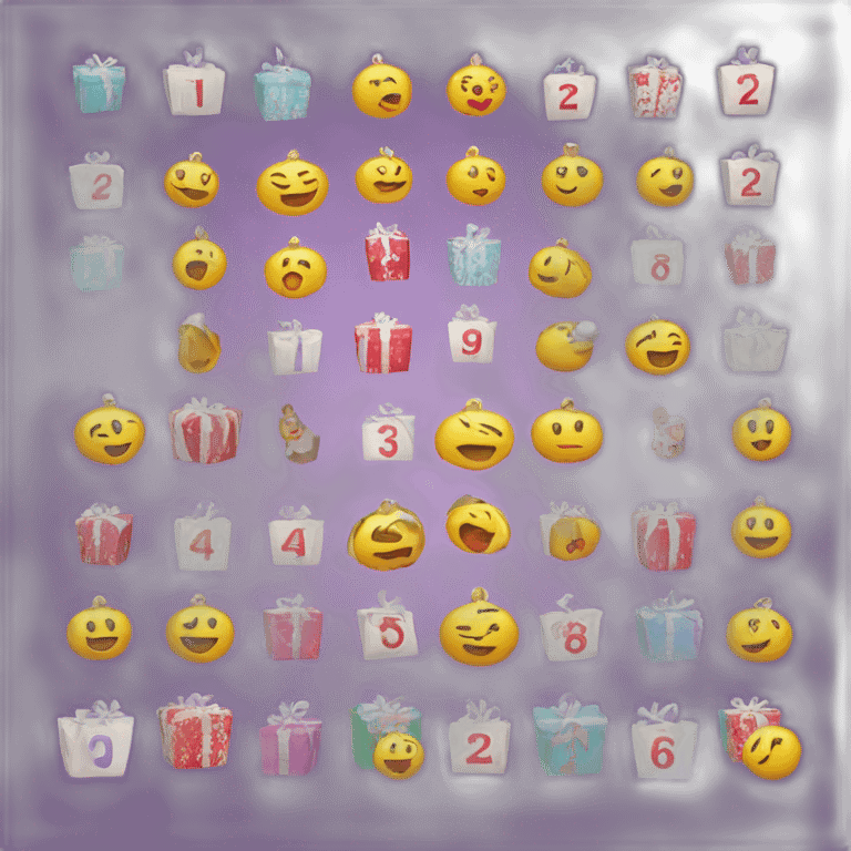 advent calendar emoji