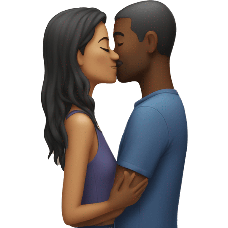 People kissing emoji