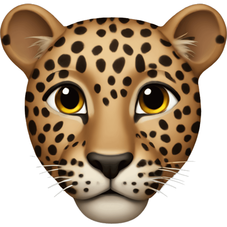 brown leopard  emoji