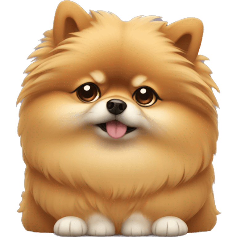 Depressed pomeranian emoji