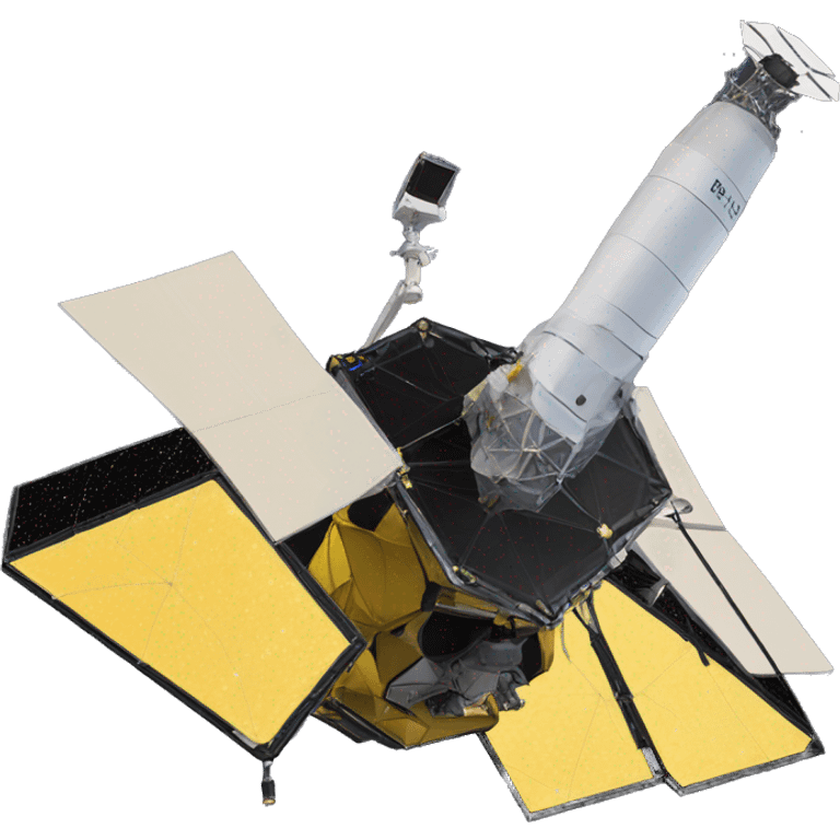 James webb telescope flying emoji