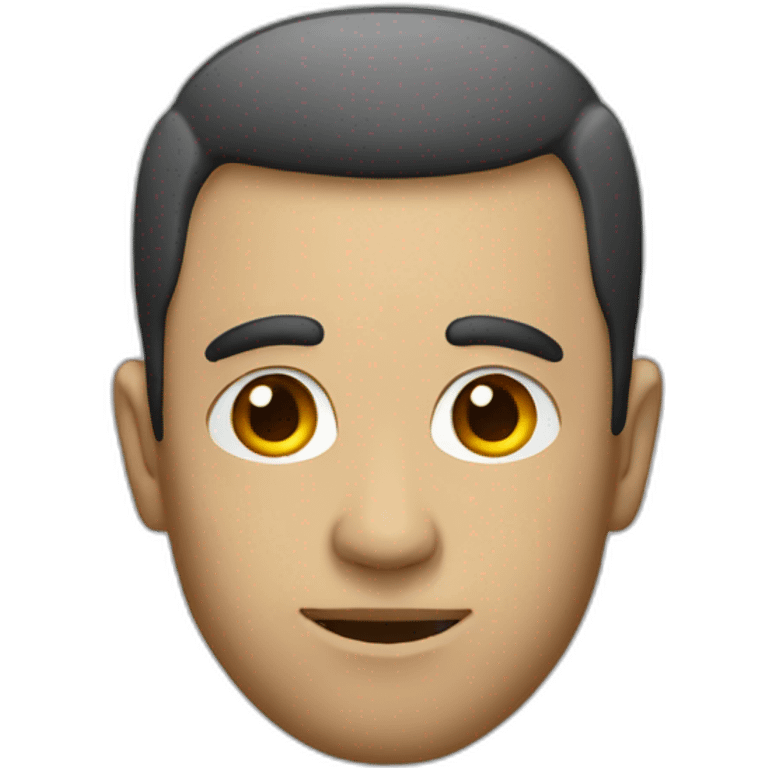 formal man looking sideways with head tilted emoji