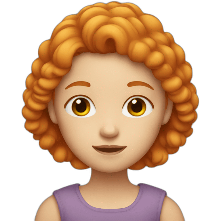 ginger girl emoji