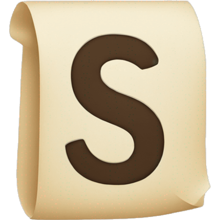 s letter emoji