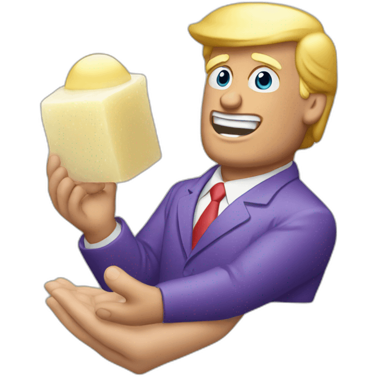 trump-holding-soap emoji