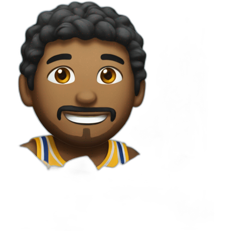 an nba player inside a block of ice emoji