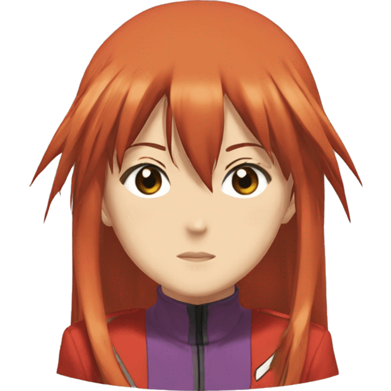 Asuka langley from evangelion emoji