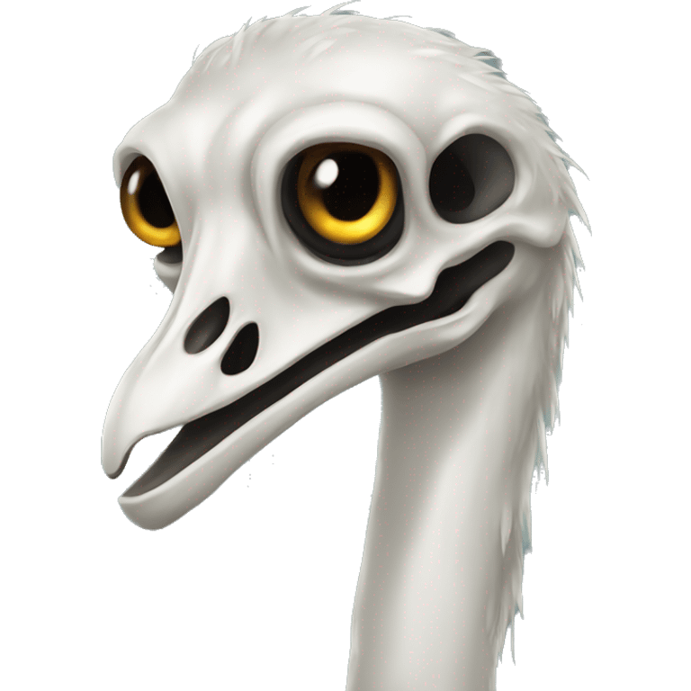 moa with skull emoji