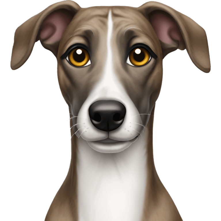 Brindle whippet  emoji