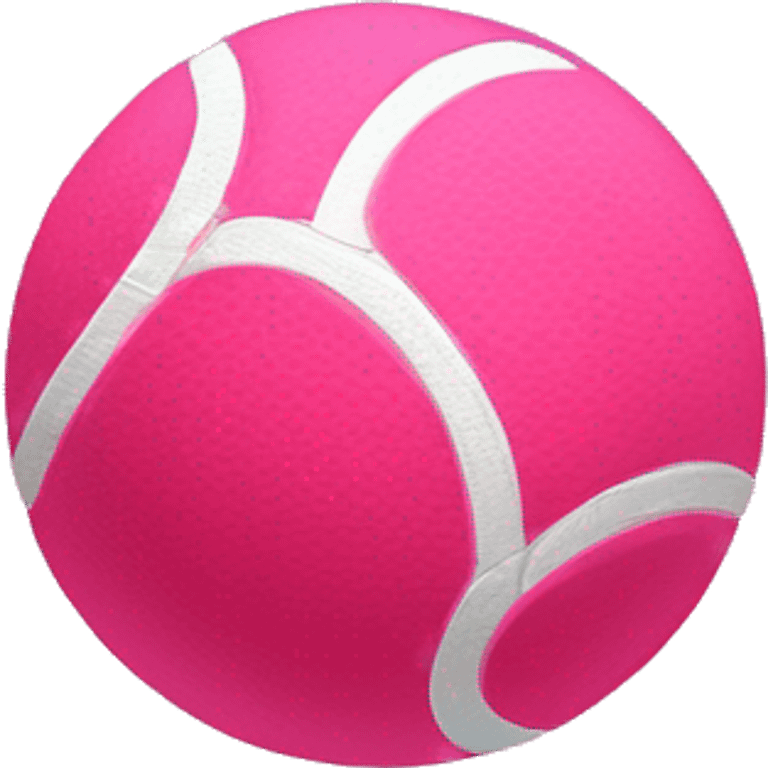 Pink tennis ball  emoji