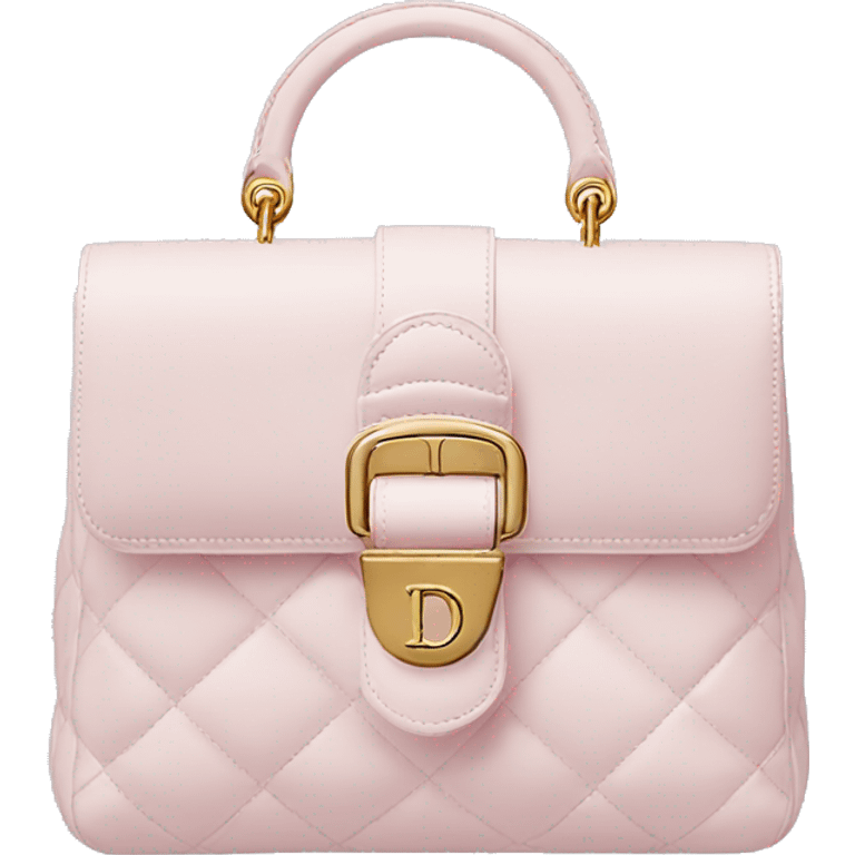 Christian Dior light pink bag emoji