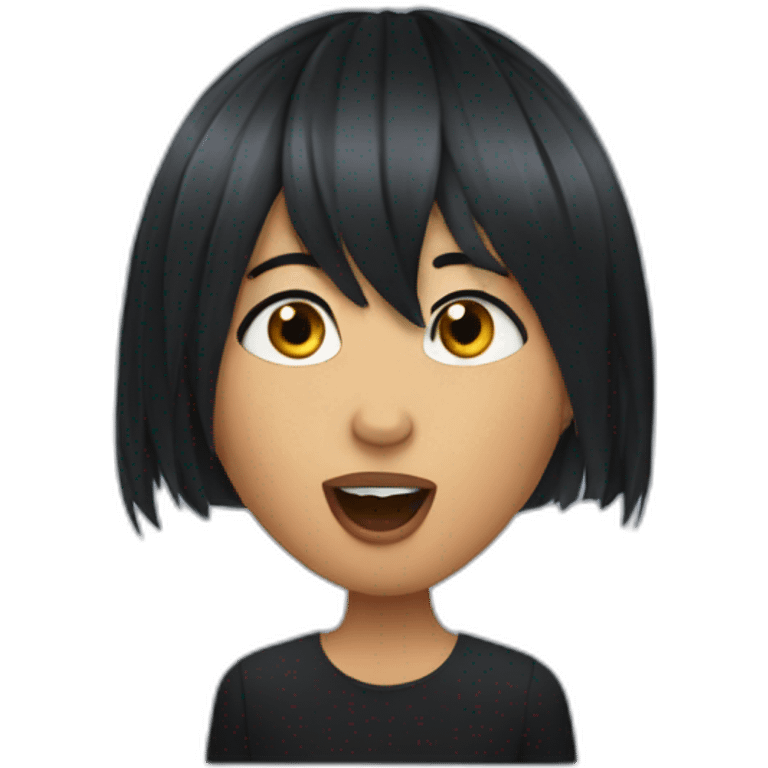 Loreen singing at Eurovision emoji