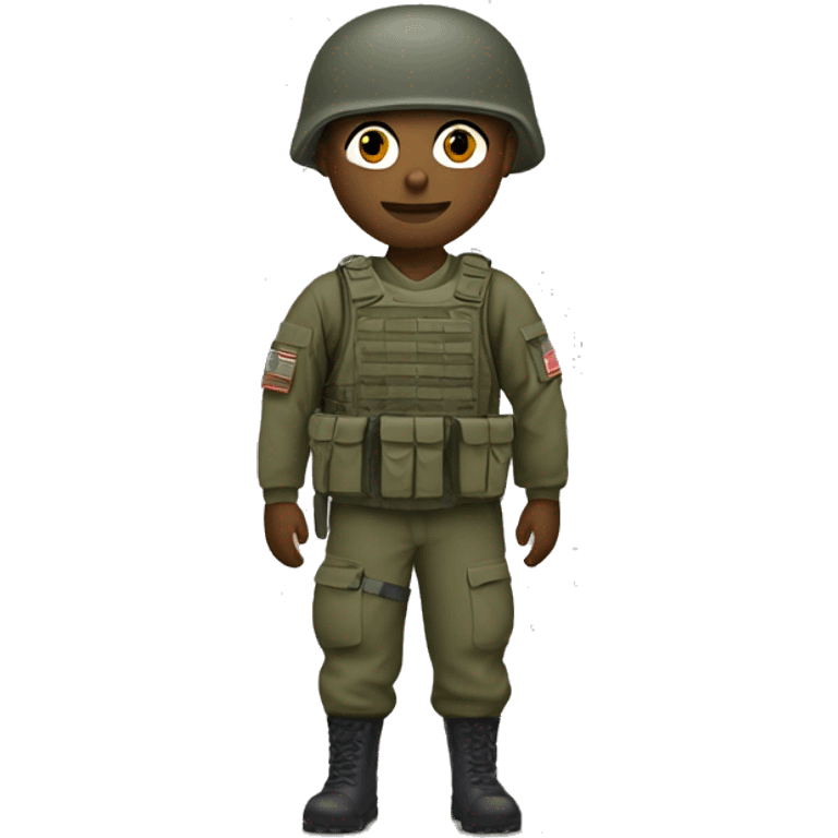 nato force army one soldier  emoji