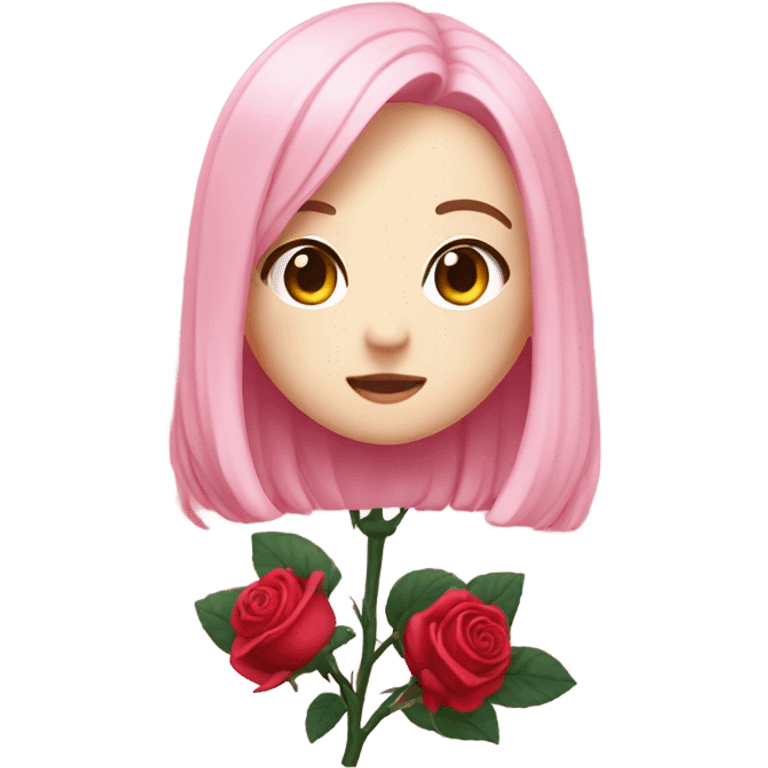 Rose from blackpink apt  emoji