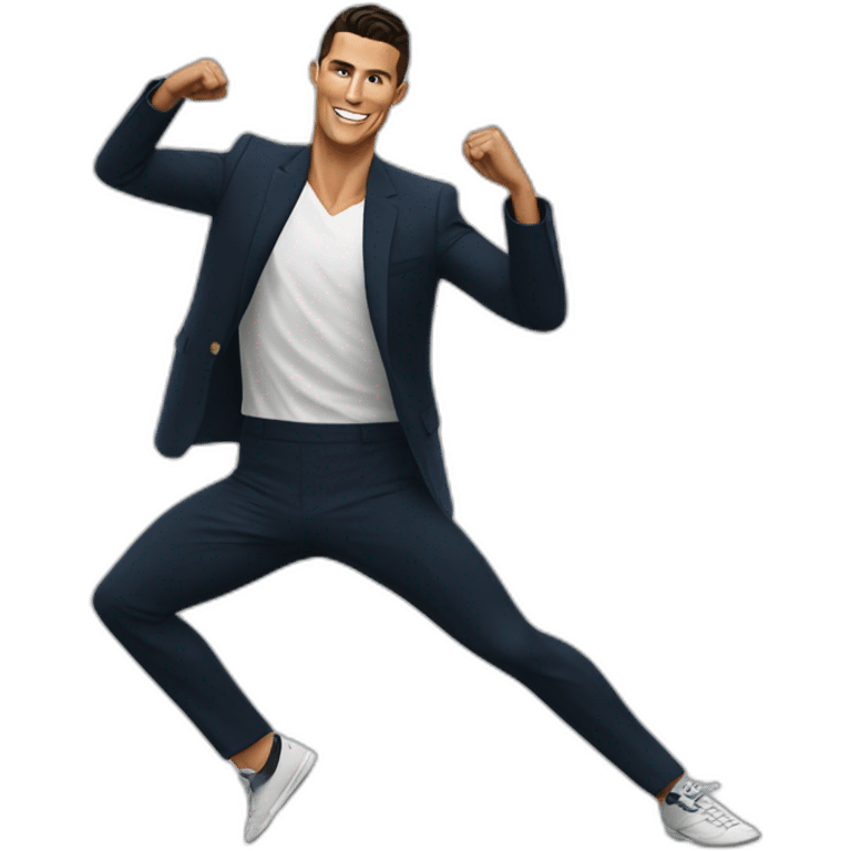 cristiano ronaldo dancing emoji