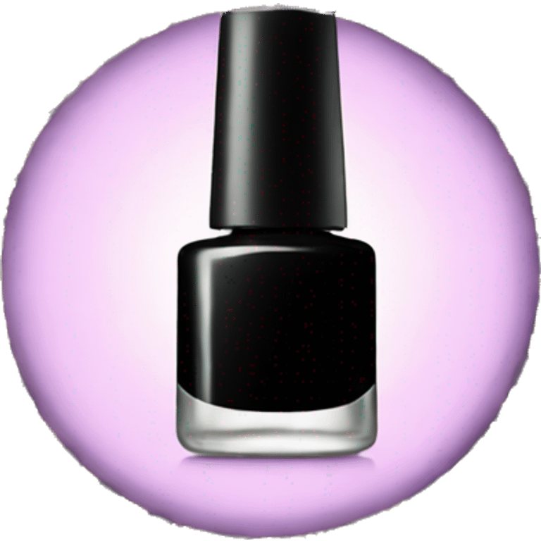 Black nail polish emoji