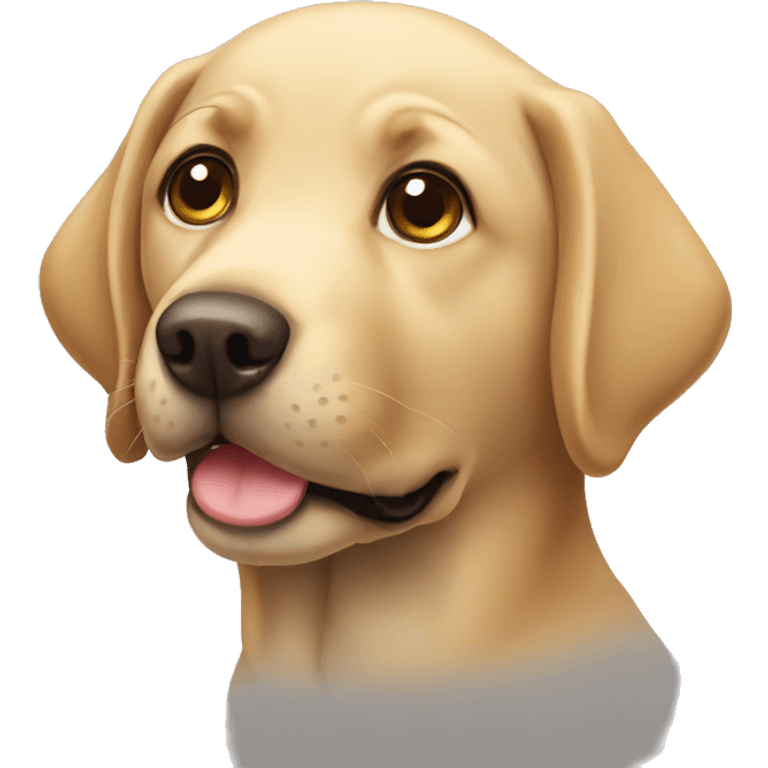 cute labrador emoji